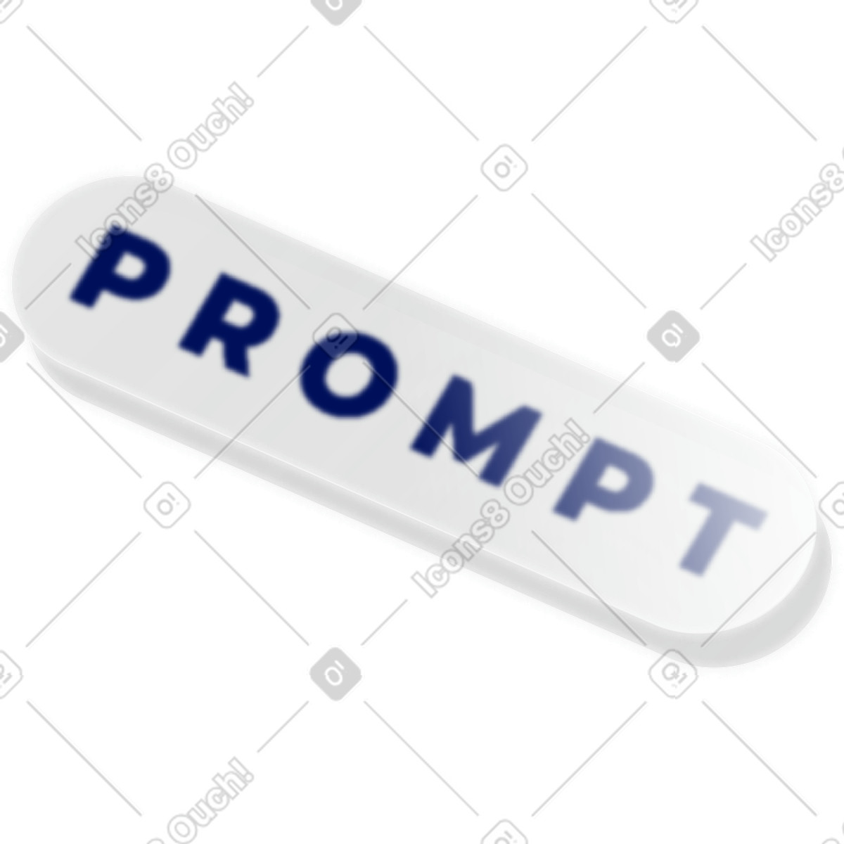 Prompt su piastra trasparente illustrazione in stile Burst scarica in PNG, SVG