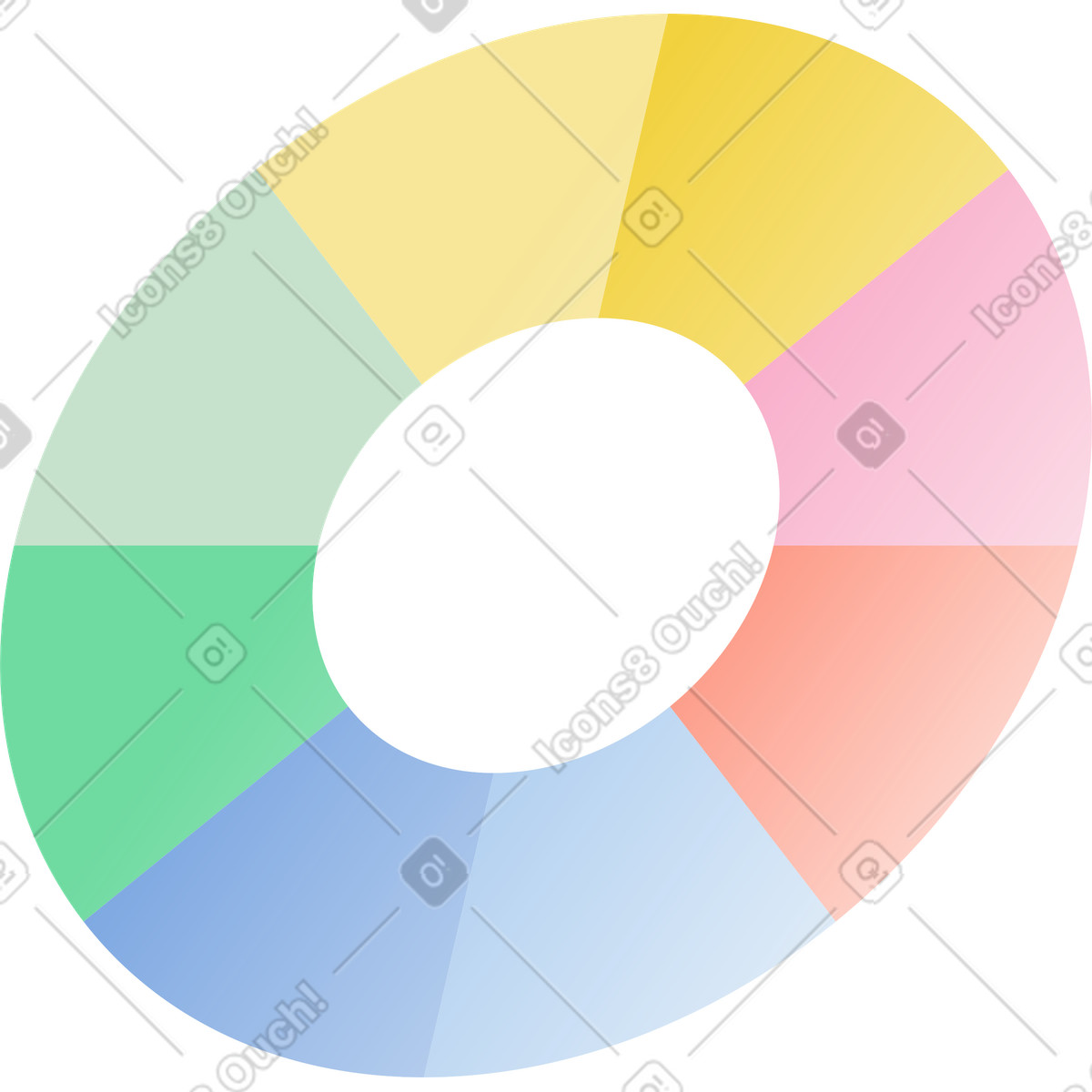 Ilustración Rueda de color en estilo Beam a descargar en PNG y SVG