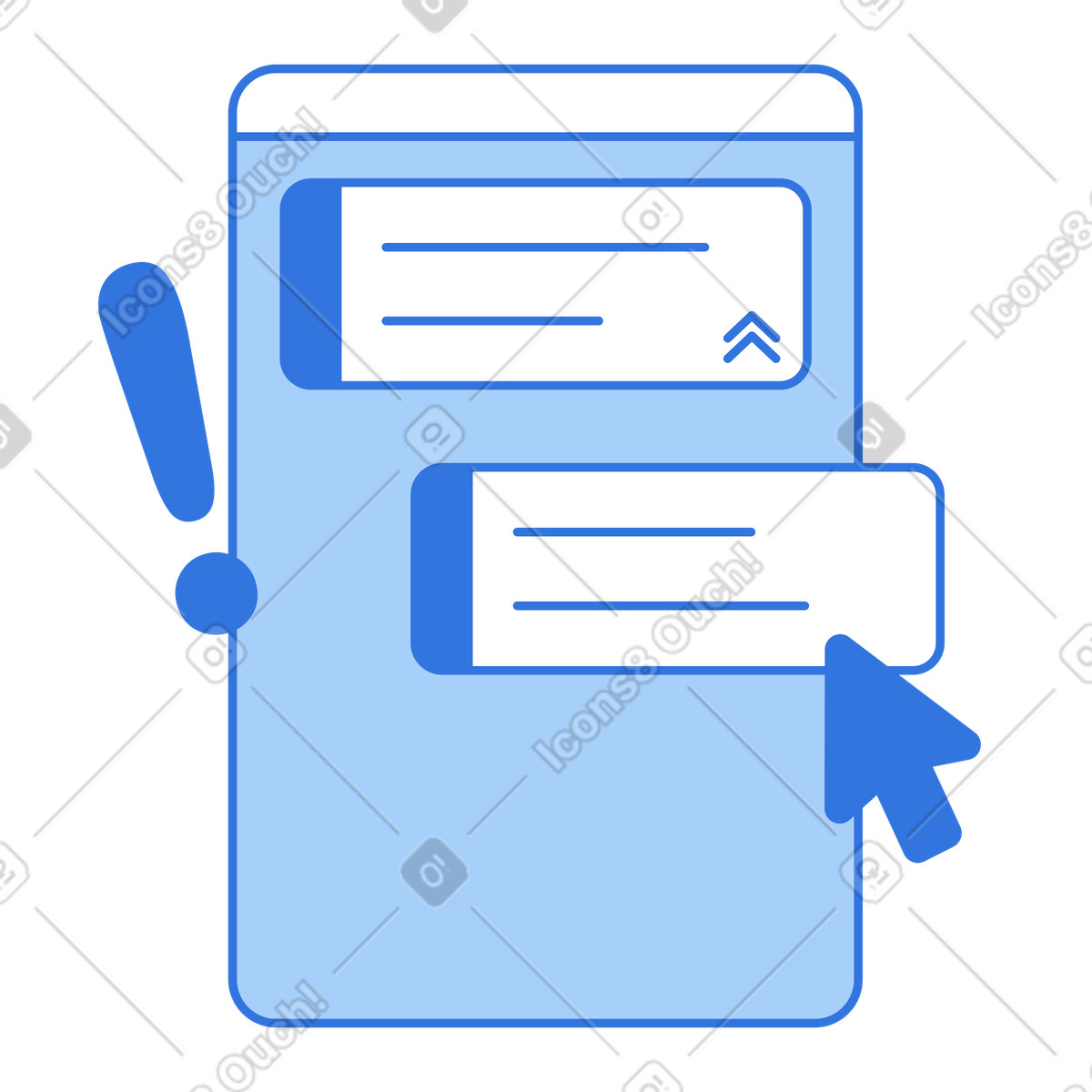 Prioritization of tasks, Kanban board illustration in PNG, SVG