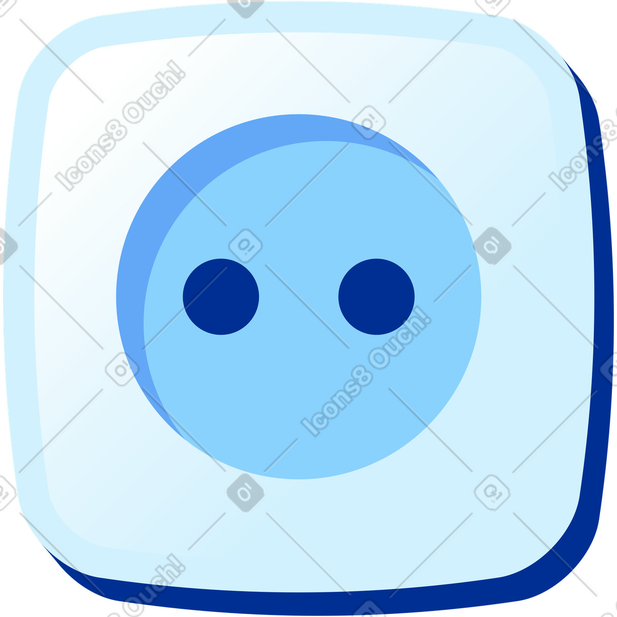 Ilustración Salida en estilo Glossy a descargar en PNG y SVG