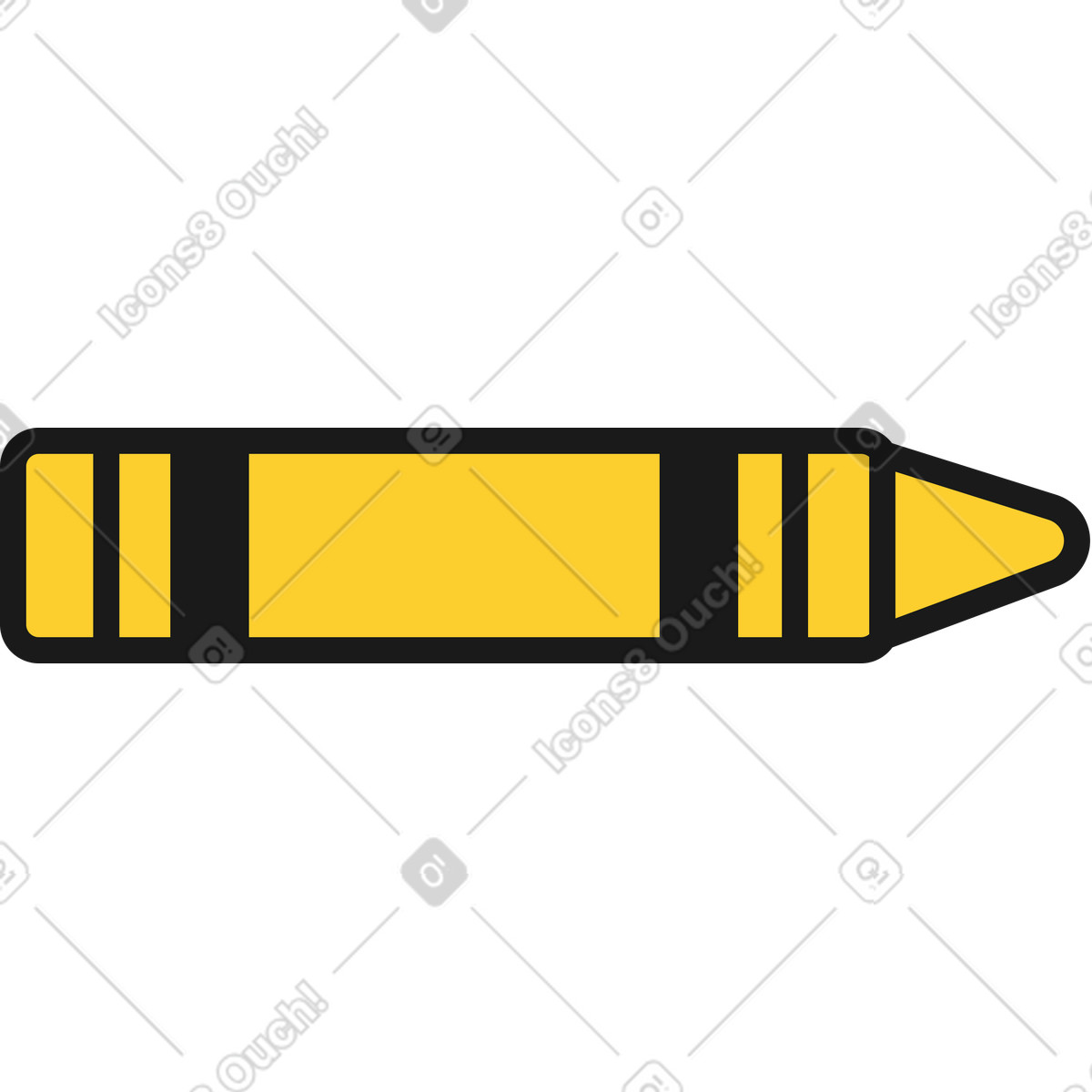 Taxi スタイルの 鉛筆 のイラストをPNG、SVG形式でダウンロード