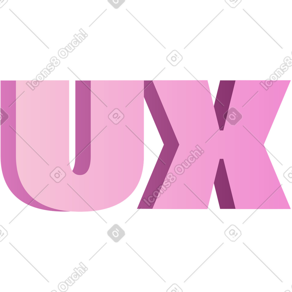 Levels スタイルの レタリングuxテキスト のイラストをPNG、SVG形式でダウンロード