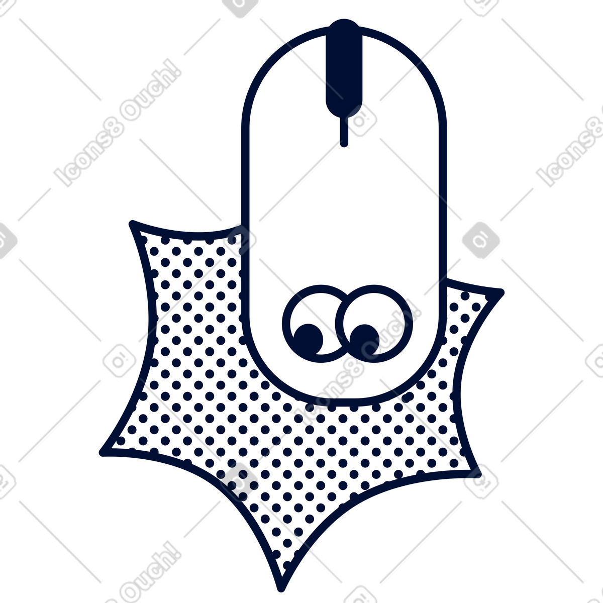 Device user input, Digital navigation control, Simple computer mouse illustration in Blink style download in PNG, SVG