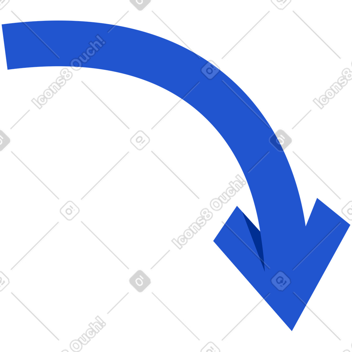 Ilustración Arrow en estilo Glossy a descargar en PNG y SVG