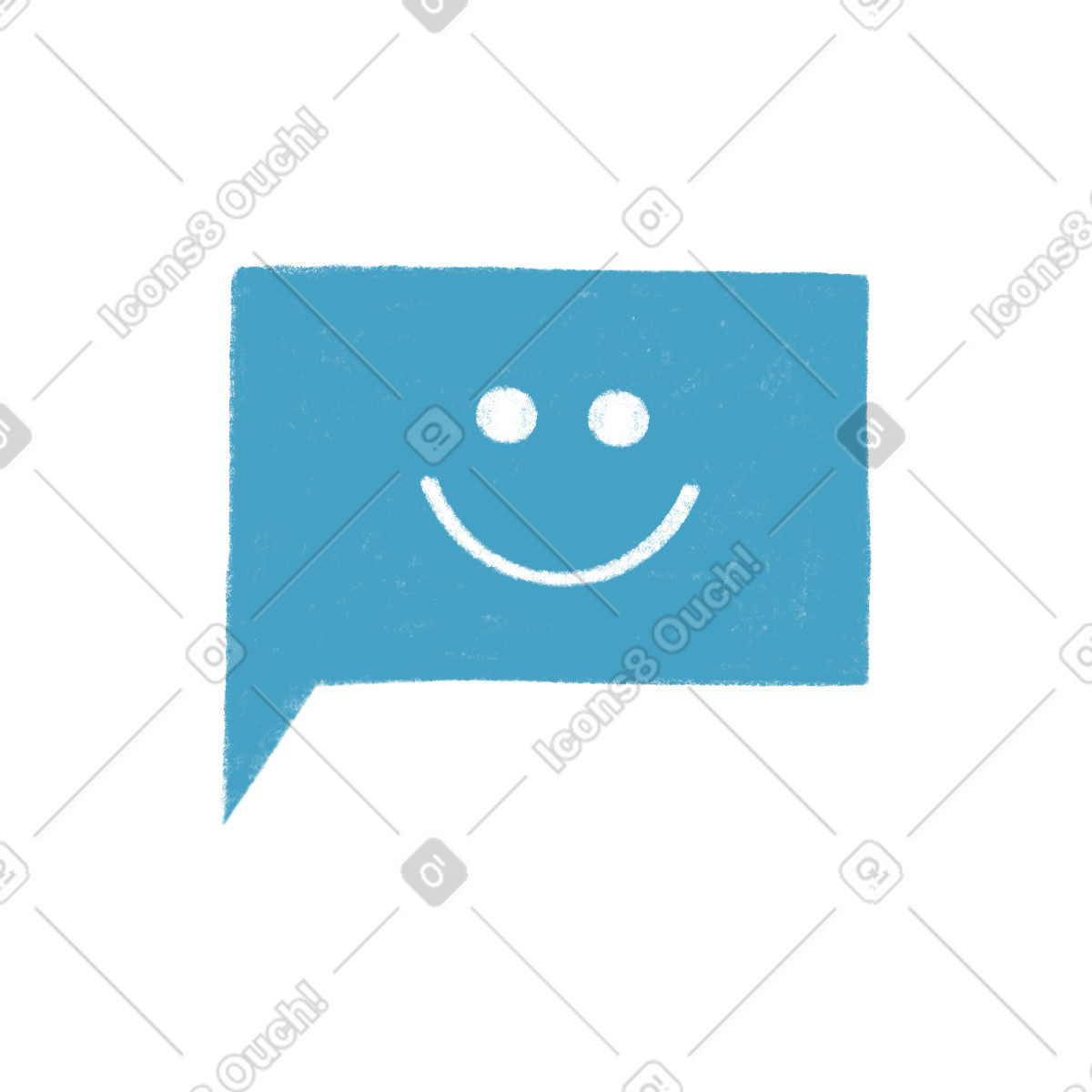 Tutti 스타일의 Bubble with a smiley 일러스트레이션 PNG, SVG 다운로드