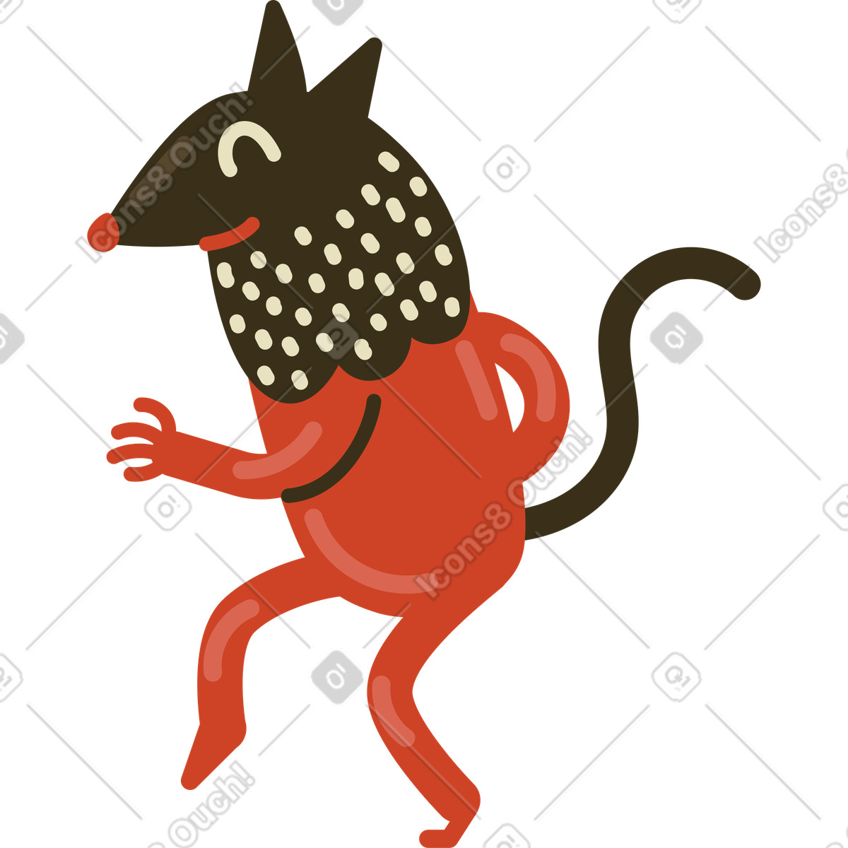 Illustration Dansant dans le style Arabica à télécharger aux formats PNG, SVG