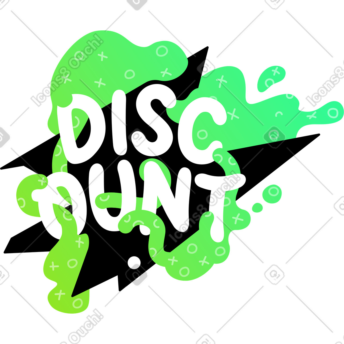 Ilustración Fondo de descuento en estilo Rocky a descargar en PNG y SVG