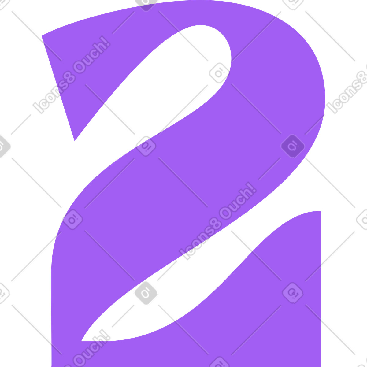 Nummer-Illustration im Florid-Stil als Download in PNG, SVG