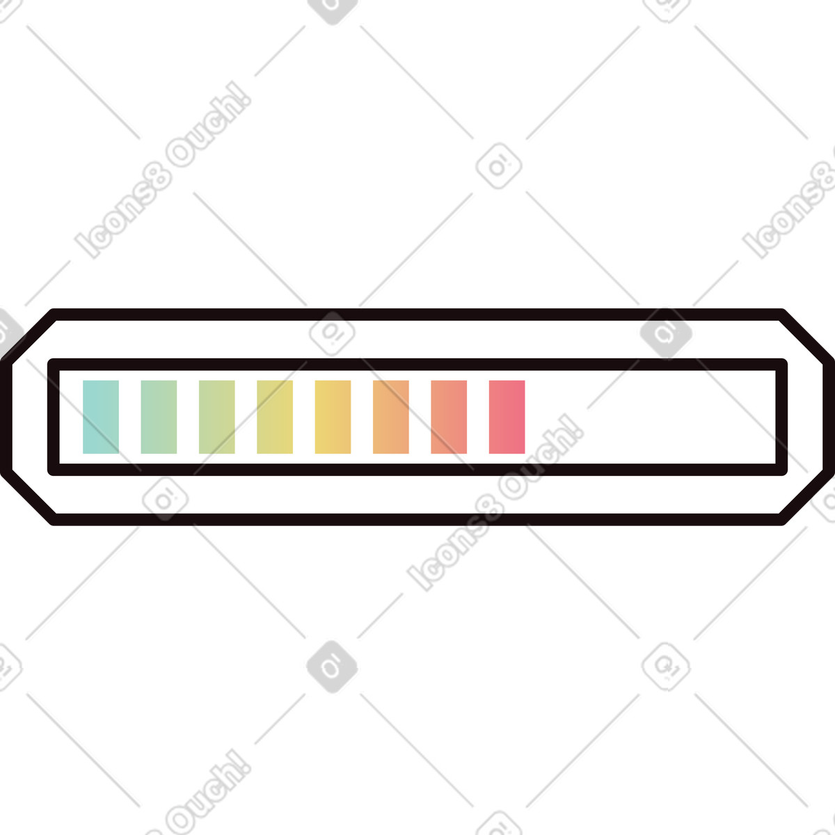 Loading bar illustration in Delight style download in PNG, SVG