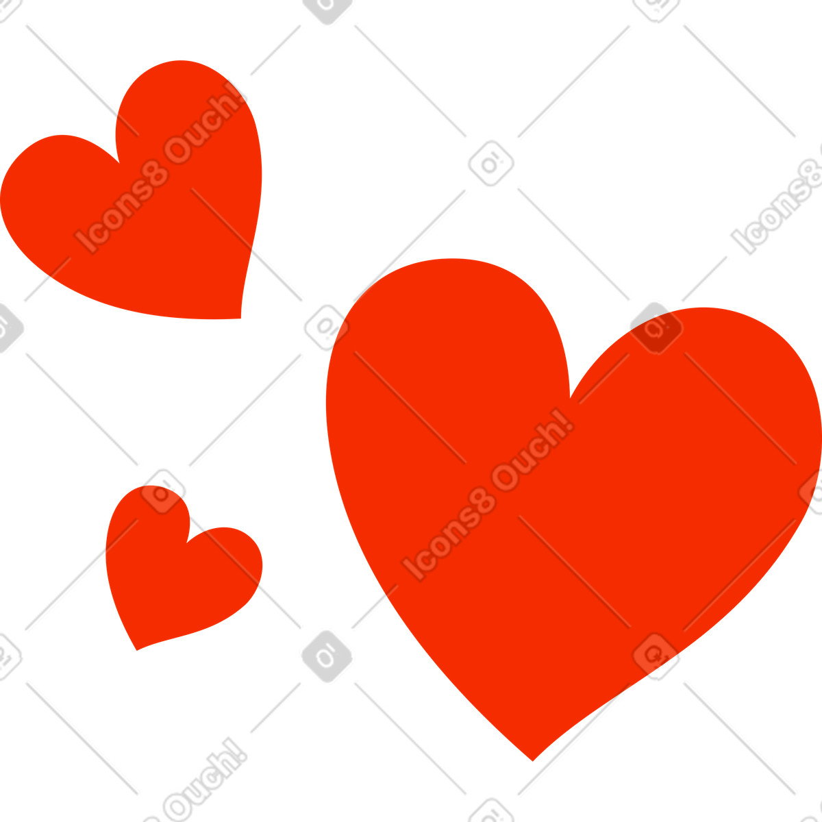 Amore illustrazione in stile Looney scarica in PNG, SVG