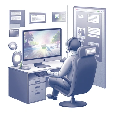 A millennial streamer engaging with fans during a live video game session