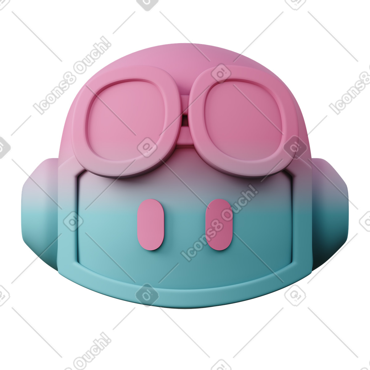 下载 3D Sugary 风格的 GitHub Copilot 插画，支持 PNG、SVG 格式