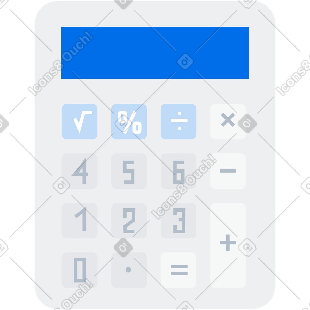 Иллюстрация Калькулятор в стиле Urban — скачать в форматах PNG, SVG