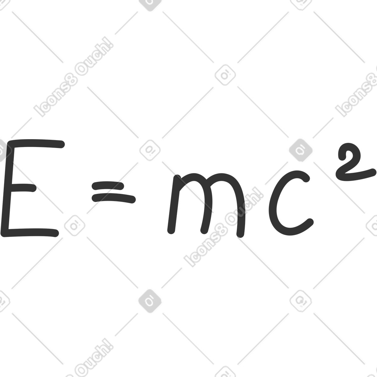 Illustration Physics formula dans le style Crayon à télécharger aux formats PNG, SVG