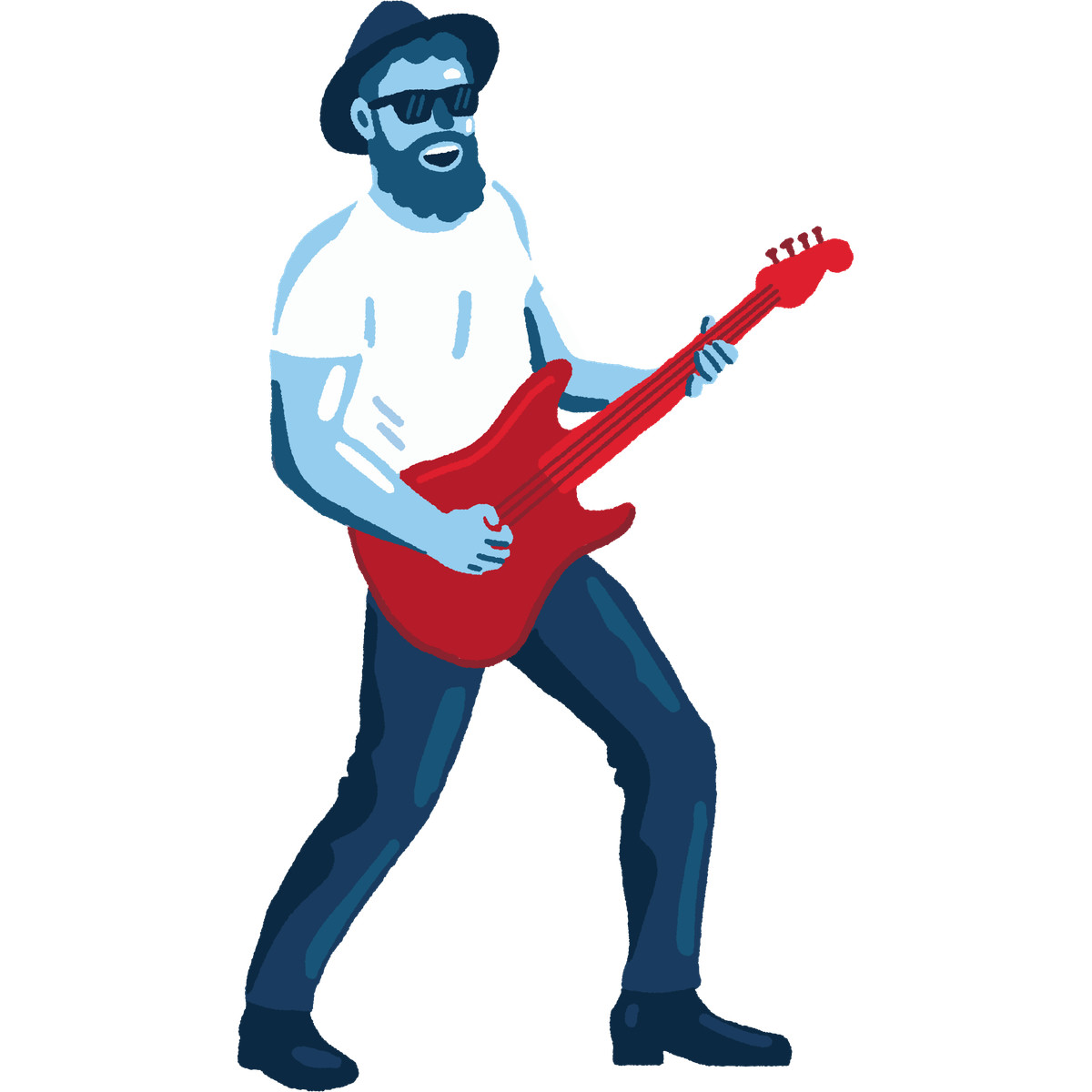 Ilustración Musician en estilo Cherry a descargar en PNG y SVG