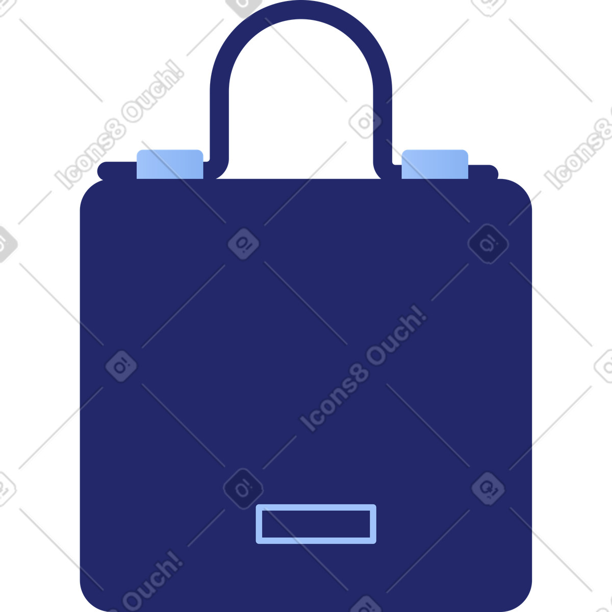 Tasche-Illustration im Clip-Stil als Download in PNG, SVG