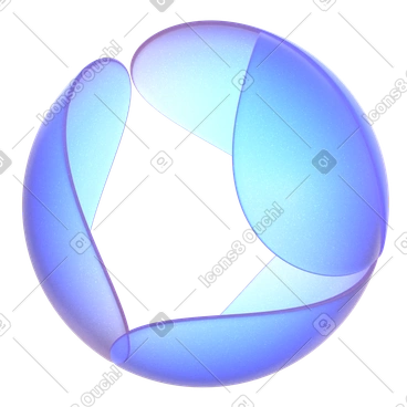 추상적인 구형 유리 모양 animated illustration in GIF, Lottie (JSON), AE