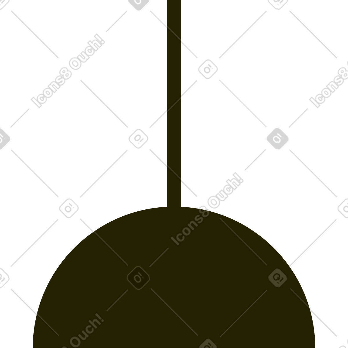 Lamp illustration in Spot style download in PNG, SVG