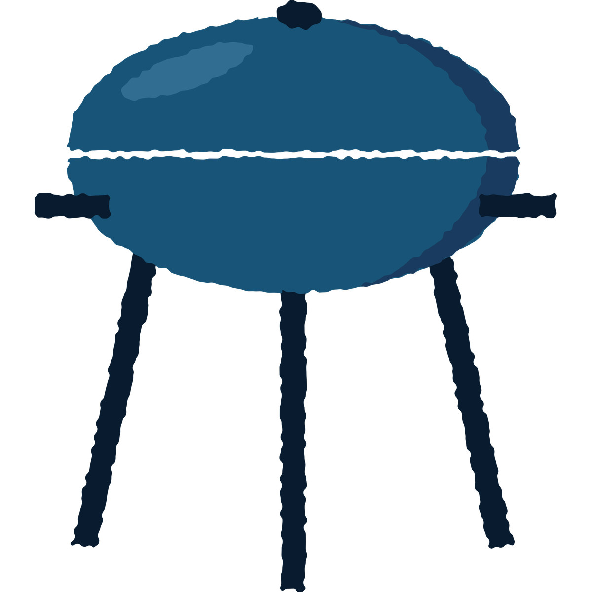 Bbq-Illustration im Cherry-Stil als Download in PNG, SVG
