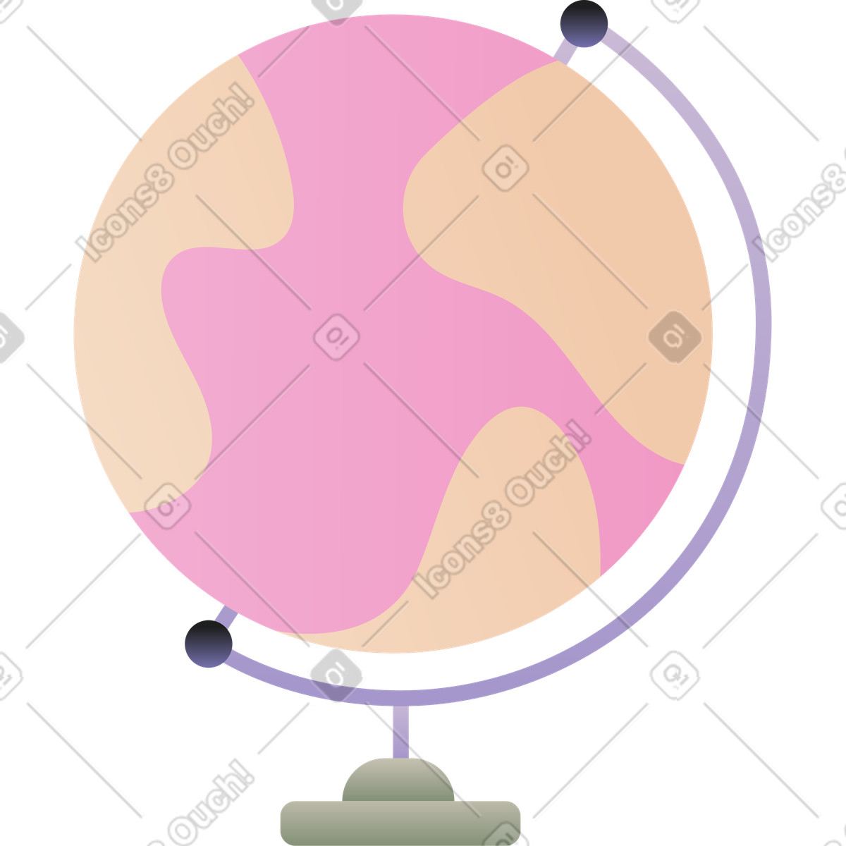 Globe illustration in high-quality clipart showcasing detailed graphics and vectors