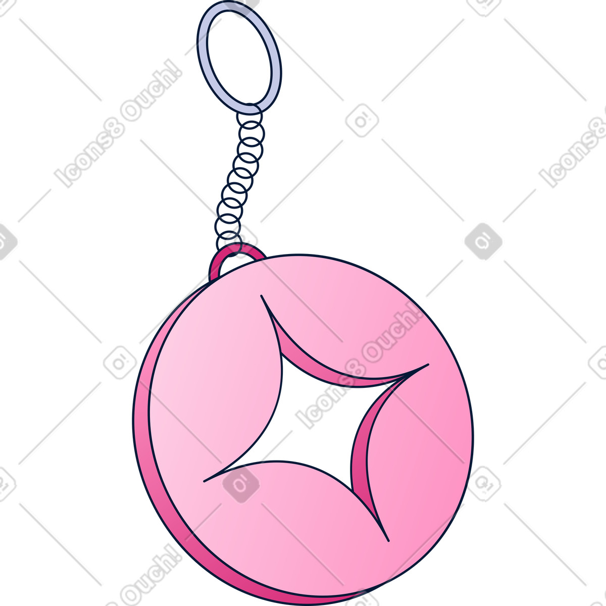 Ilustração de Chaveiro em no estilo Neat para baixar em PNG, SVG