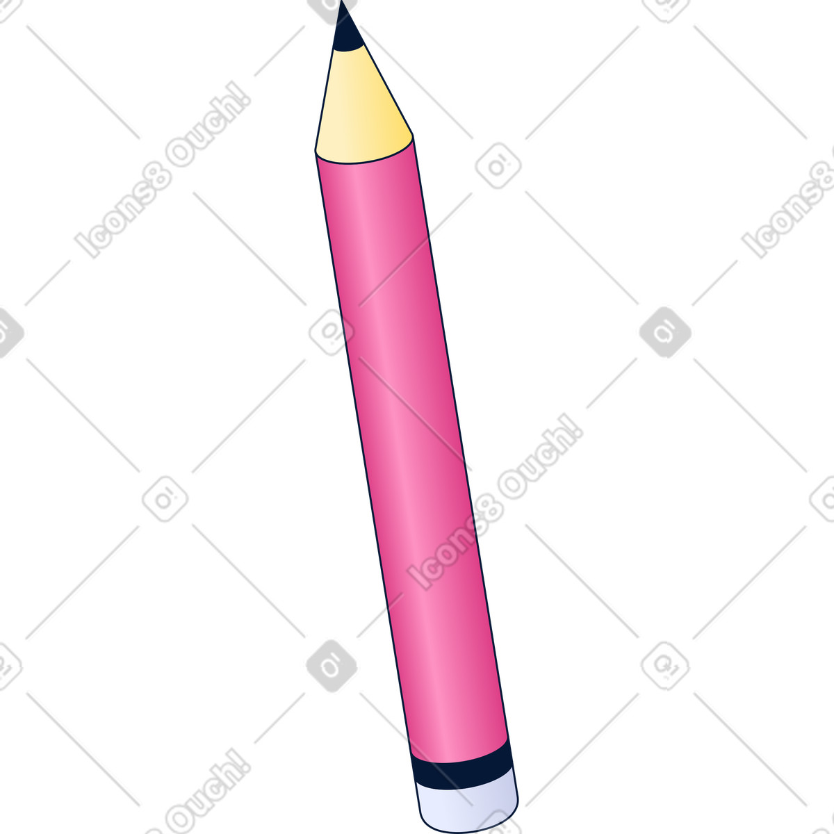 Neat スタイルの 鉛筆 のイラストをPNG、SVG形式でダウンロード