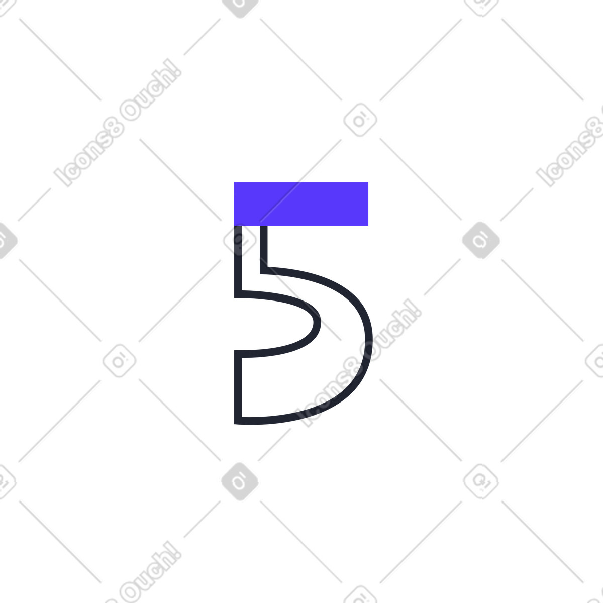 Five illustration in Pablita style download in PNG, SVG