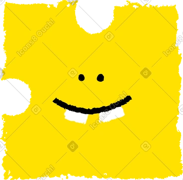 Puzzle face PNG, SVG