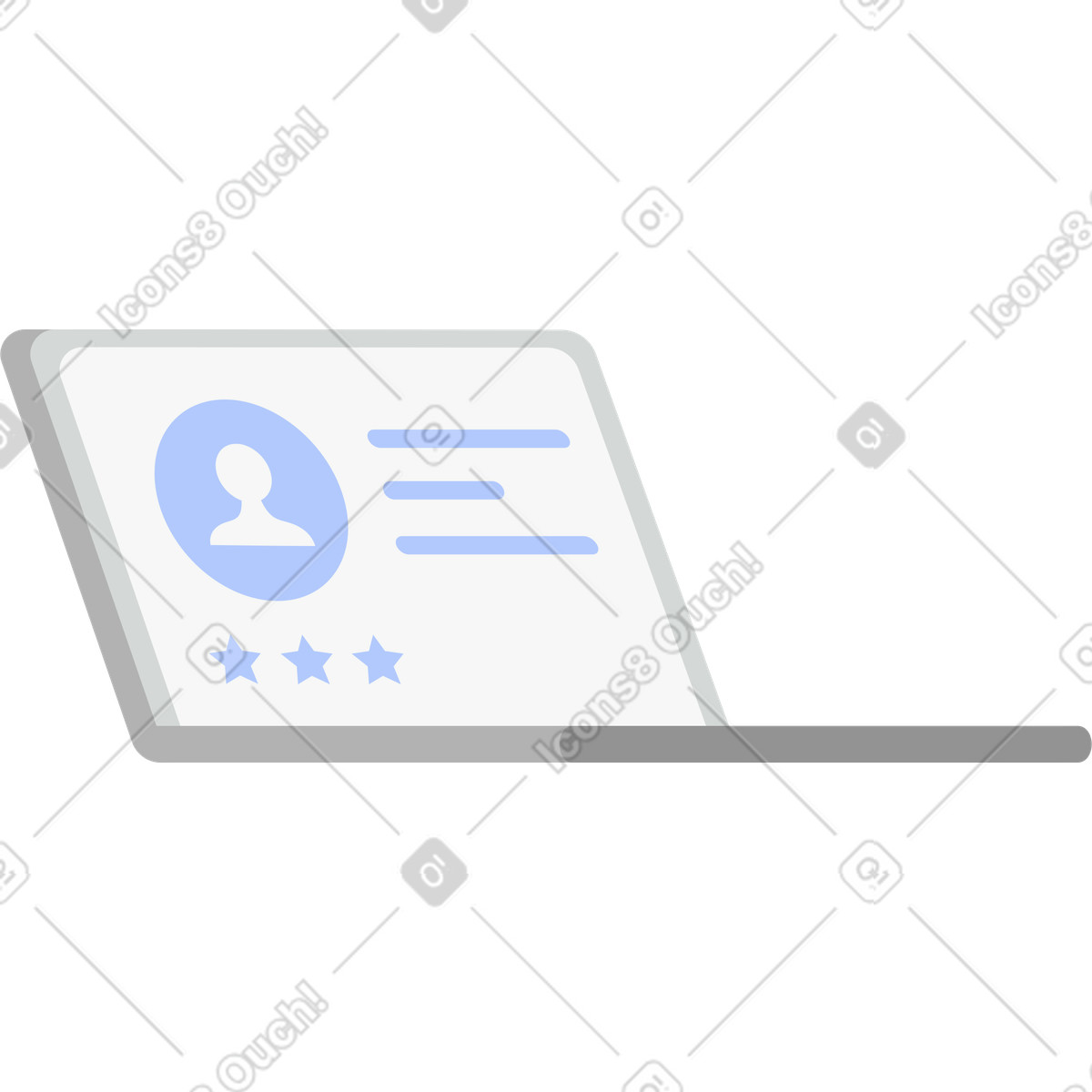 下载 Lagom 风格的 笔记本电脑 插画，支持 PNG、SVG 格式