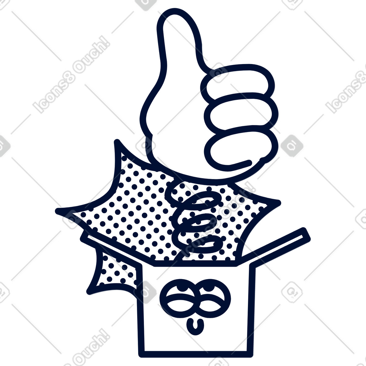 Successful product launch,Quality confirmation,Positive user approval illustration in PNG, SVG