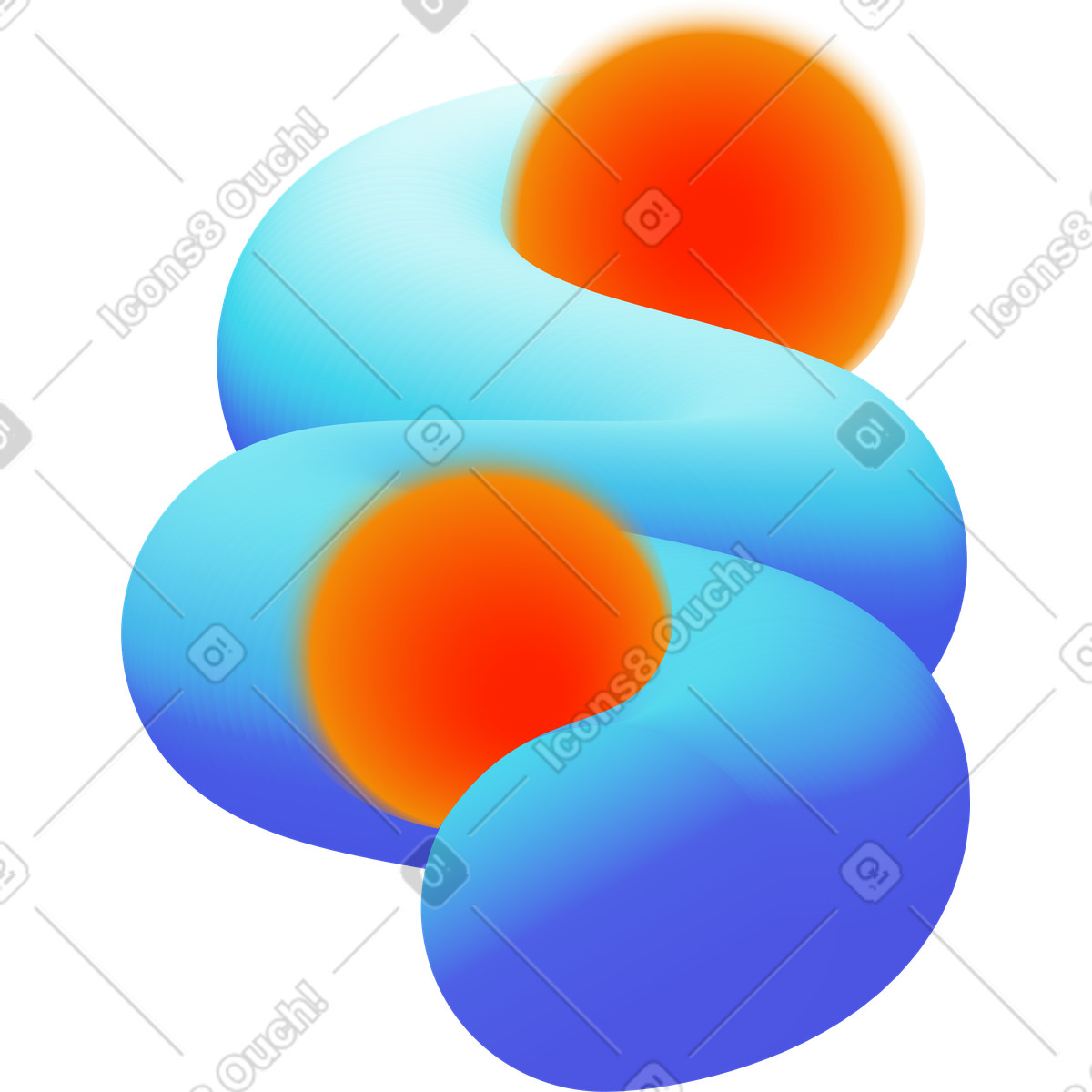 Forms 스타일의 Spot of balls and lines 일러스트레이션 PNG, SVG 다운로드