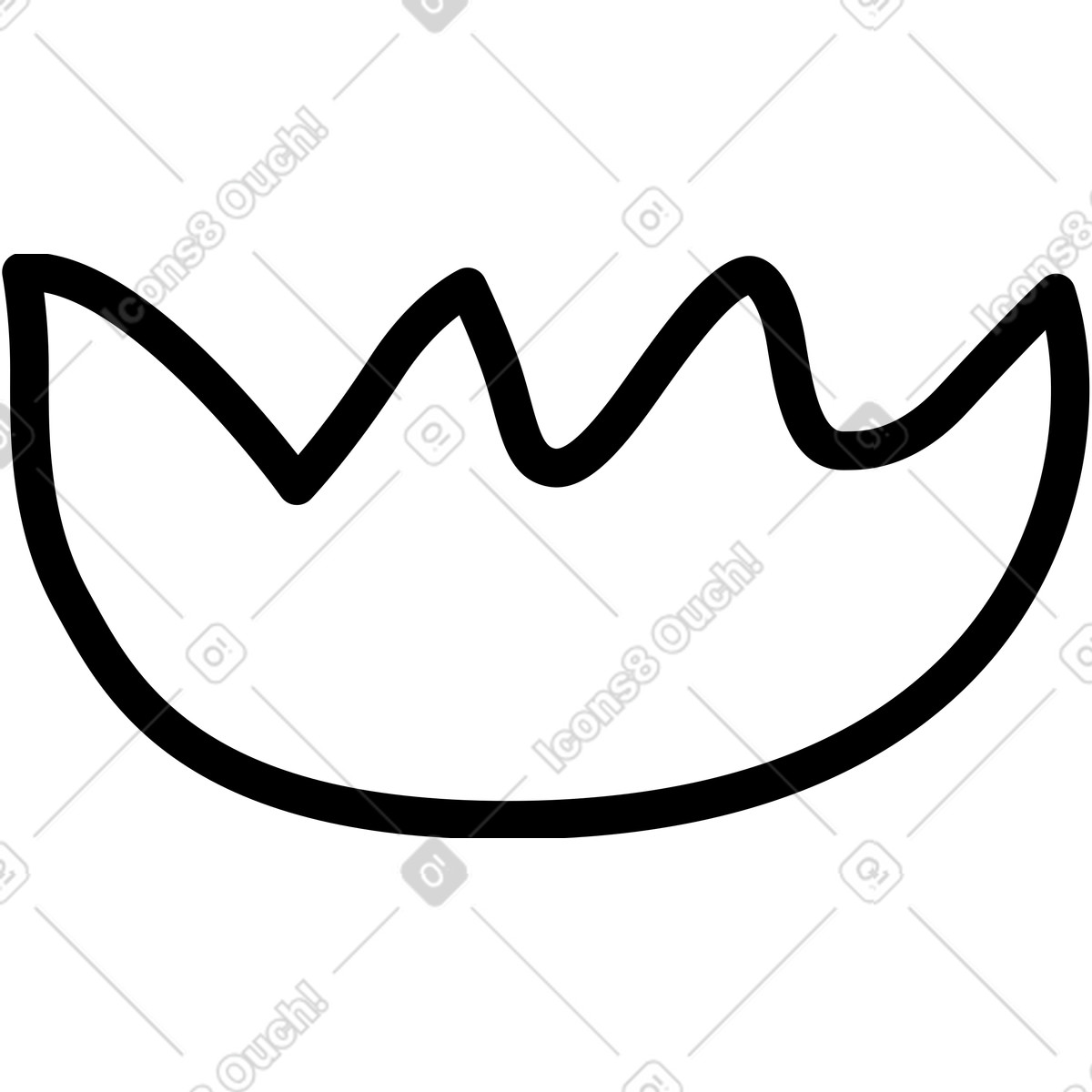 Ilustração de Flor negra em no estilo Twirl para baixar em PNG, SVG