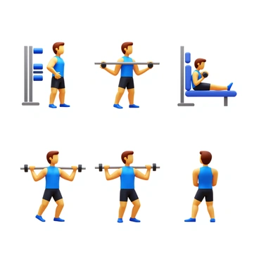 A series of illustrations depicting "a person performing hammer curls." Each illustration shows a different stage in the exercise. The first illustration features "an individual in a gym, starting with dumbbells at their sides." The second illustration shows "the individual lifting the weights, with elbows close to the body." The third illustration captures "the individual at the peak of the curl, weights near the shoulders." The final illustration presents "the individual in a relaxed position, lowering the weights back to the start." Each stage highlights the individual's form and muscle engagement throughout the exercise.