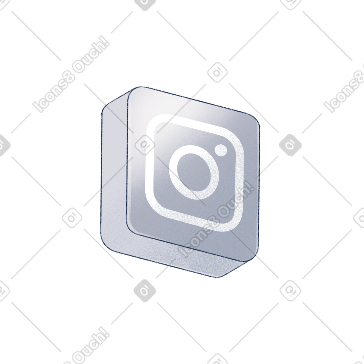 Haze スタイルの Instagram icon のイラストをPNG、SVG形式でダウンロード