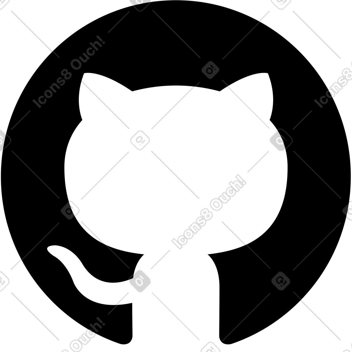 下载 Memphis 风格的 Github 徽标 插画，支持 PNG、SVG 格式