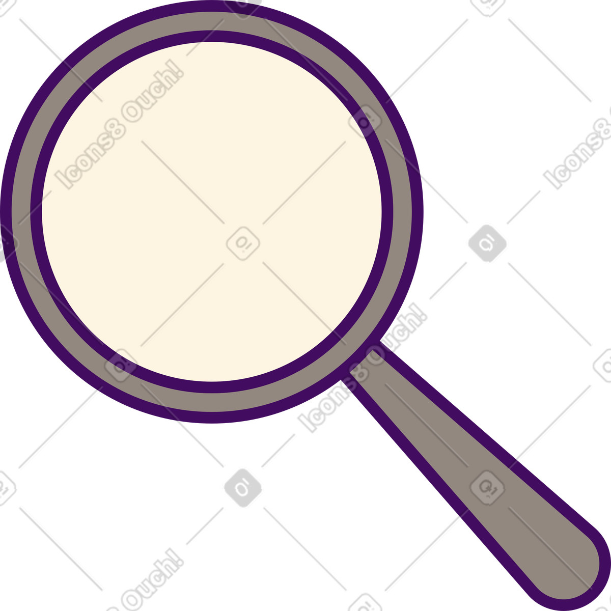 Ilustração de Lupa em no estilo Simplistic para baixar em PNG, SVG