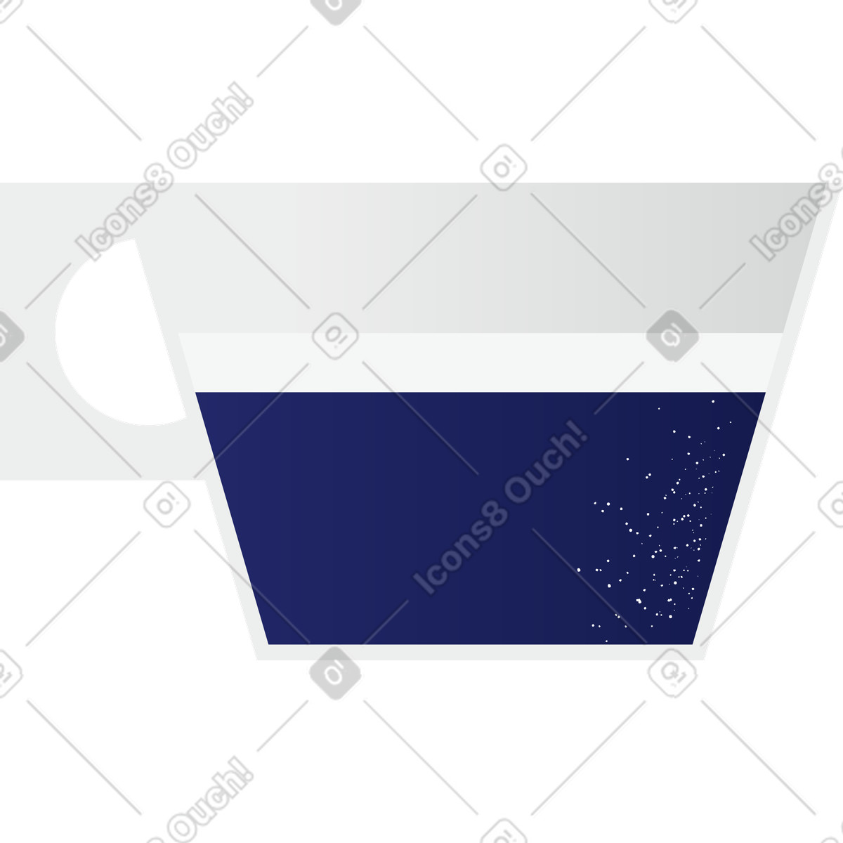 Ilustração de Xícara café em no estilo Clip para baixar em PNG, SVG