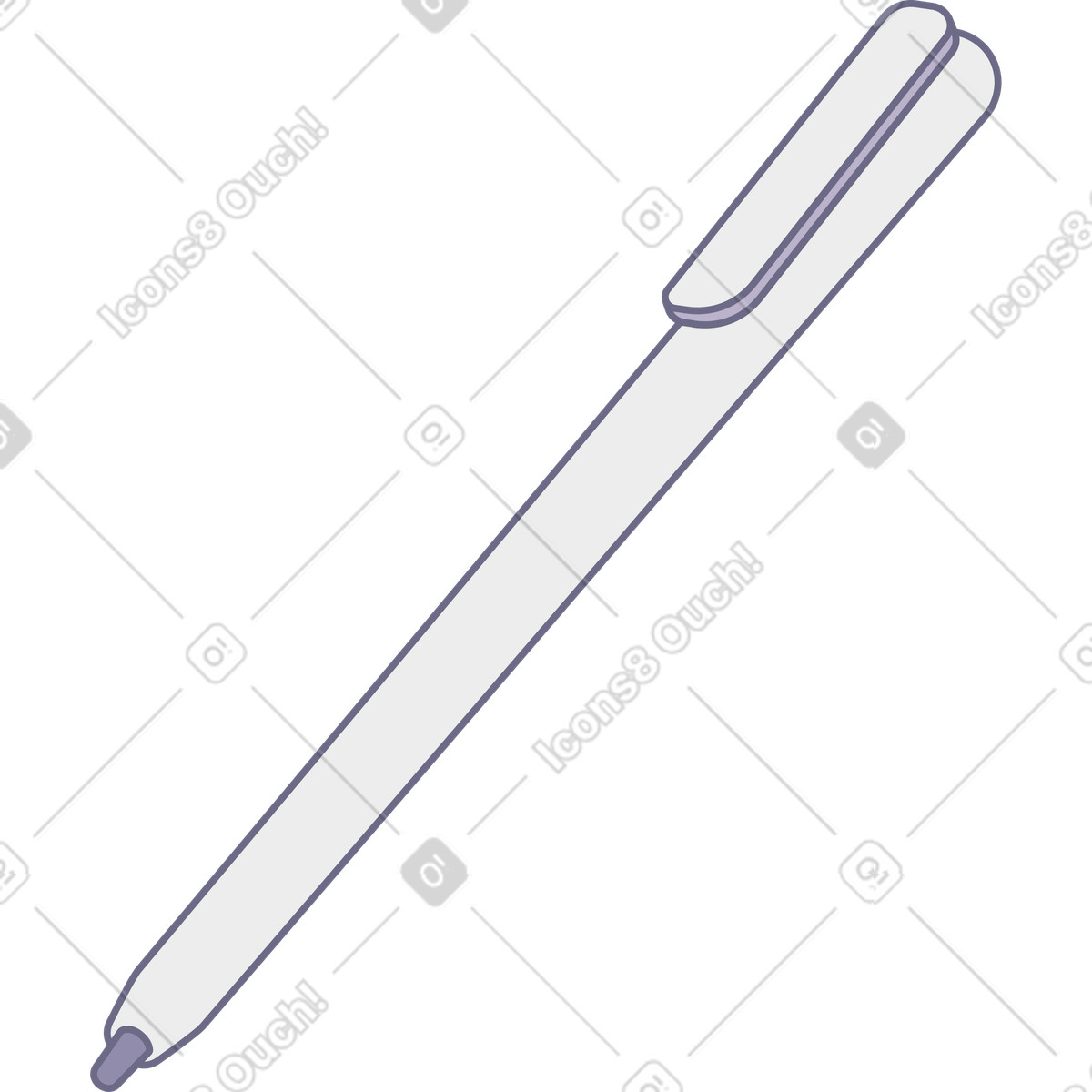 Penna illustrazione in stile Modul scarica in PNG, SVG