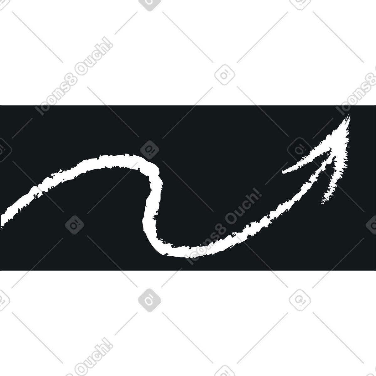 Growing textured graph illustration in PNG, SVG