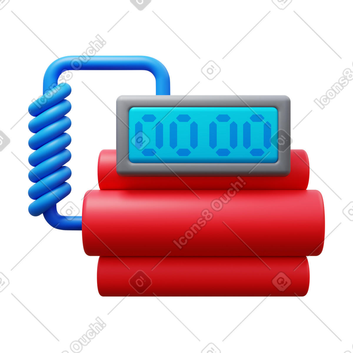 Bomb illustrazione in stile 3D Fluency scarica in PNG, SVG