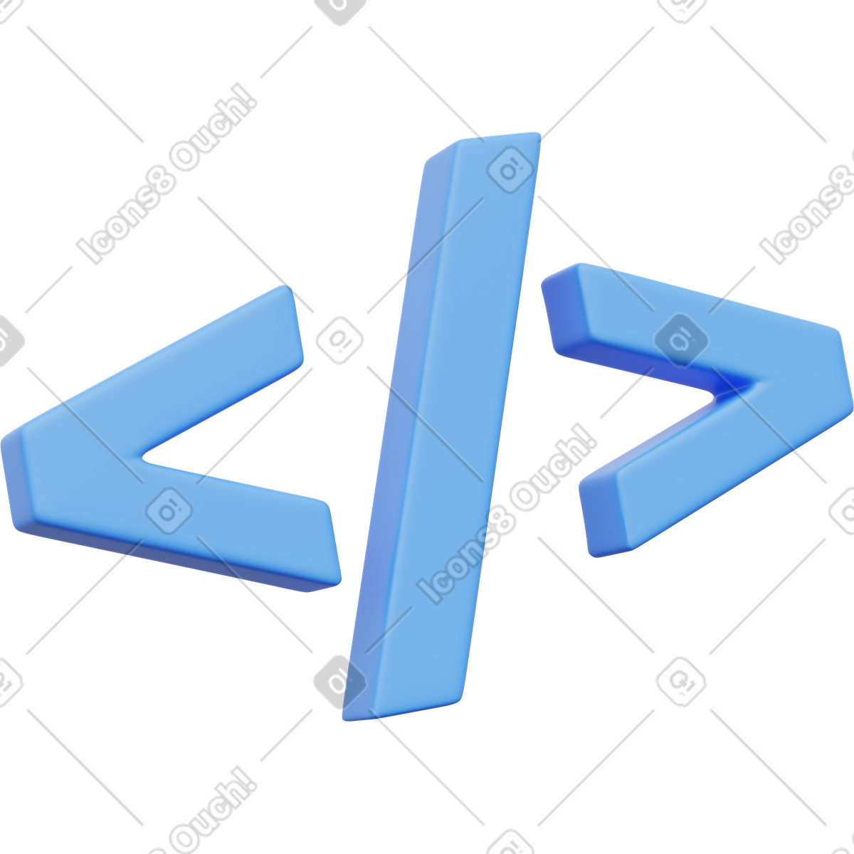 Html tag, blue code symbol illustration in PNG, SVG