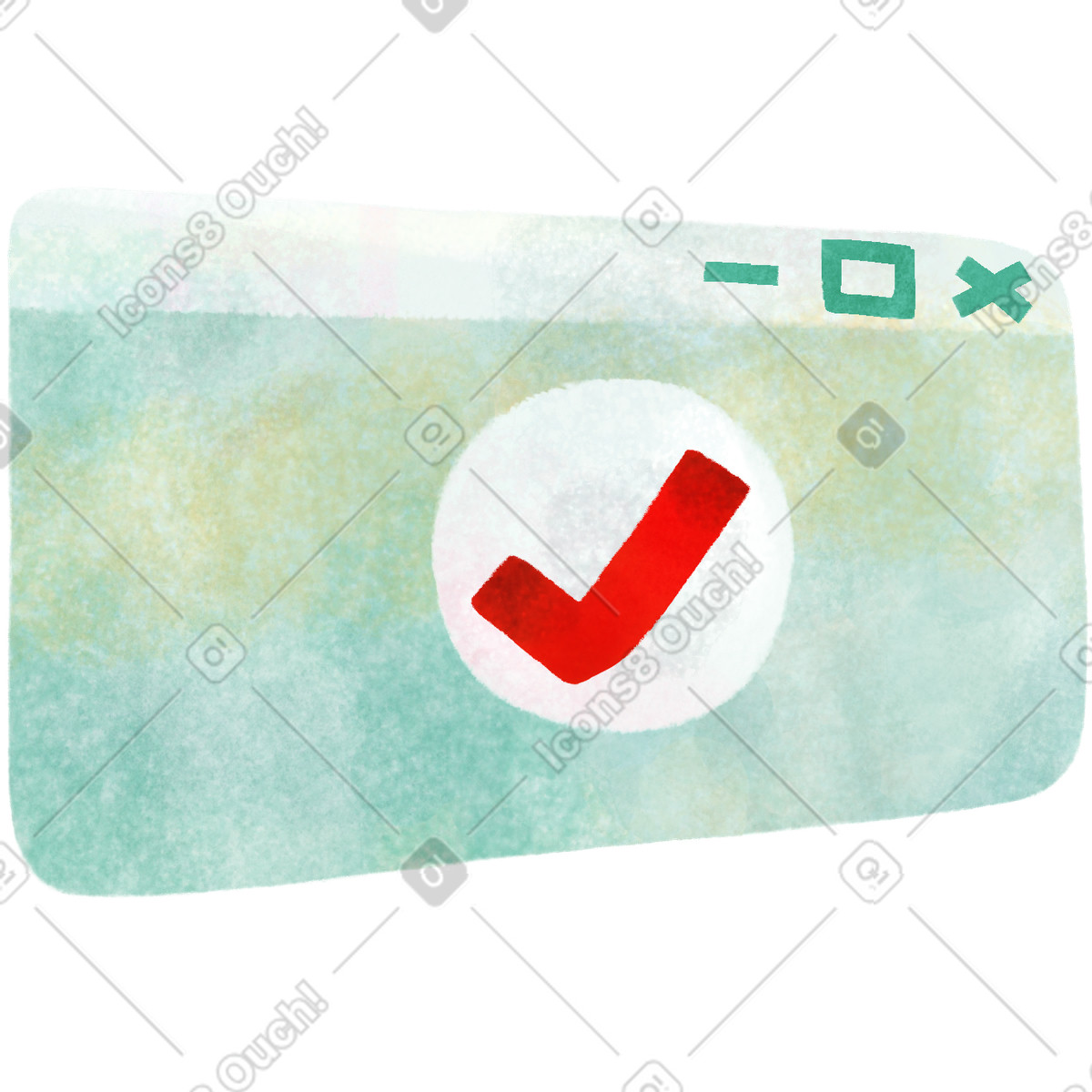 Tab illustration in Jungle style download in PNG, SVG