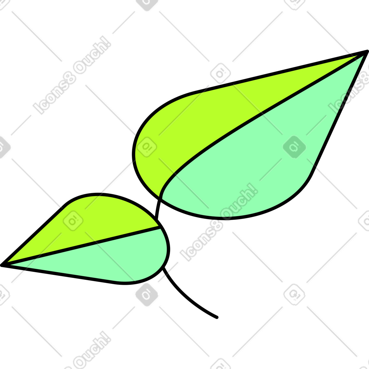 Illustration Plante dans le style Project à télécharger aux formats PNG, SVG