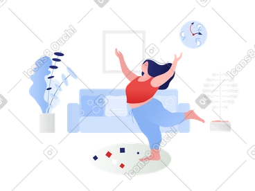 Yoga at home PNG, SVG