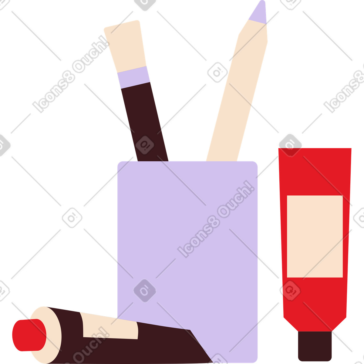 Ilustração de Artistic stuff em no estilo Folks para baixar em PNG, SVG