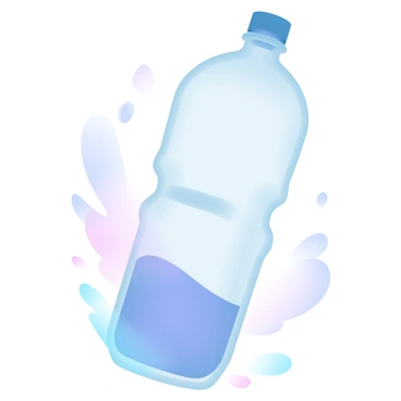 A squeeze bottle is being compressed, with the liquid inside rising visibly as the air is expelled. The bottle is made of translucent material, allowing the liquid's vibrant color to stand out. The cap of the bottle is securely fastened, and the surface of the bottle is slightly crinkled where it is being squeezed. Surrounding the bottle, there are droplets of the liquid that have splashed out, enhancing the sense of movement and action. The background features soft gradient pastel colors, creating a contrasting effect with the bright liquid.