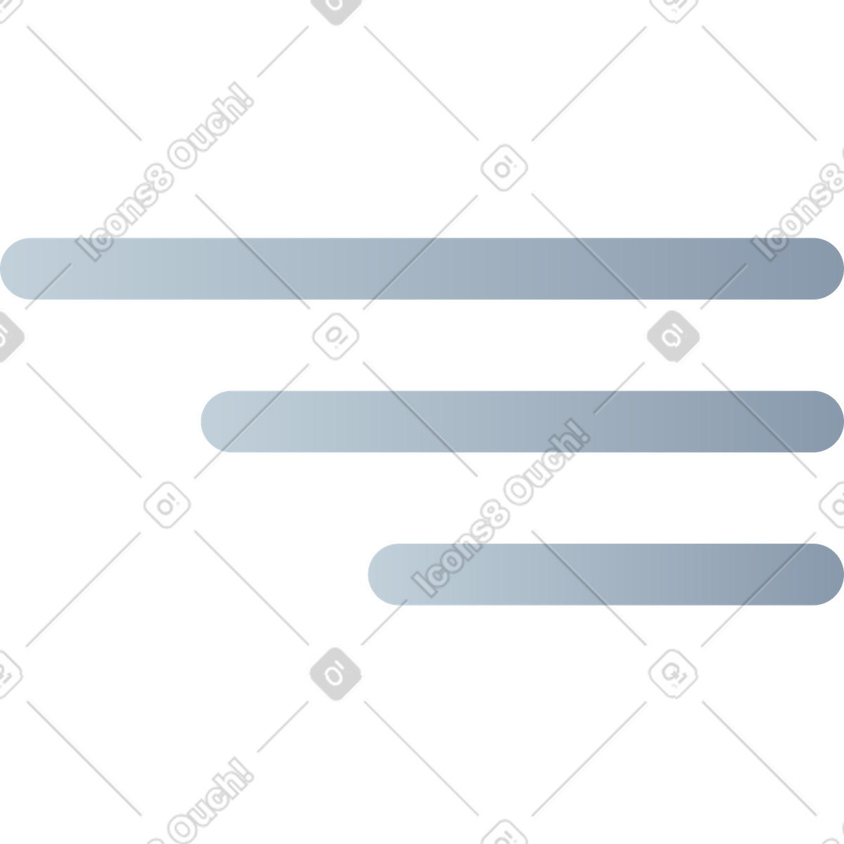 Three lines illustration in Silky style download in PNG, SVG