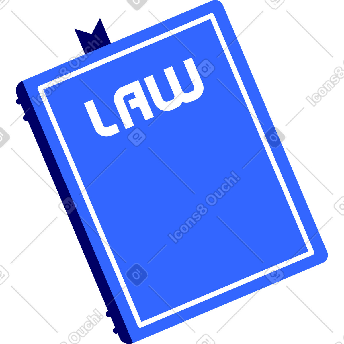 Ilustración Libro de leyes en estilo Lounge a descargar en PNG y SVG