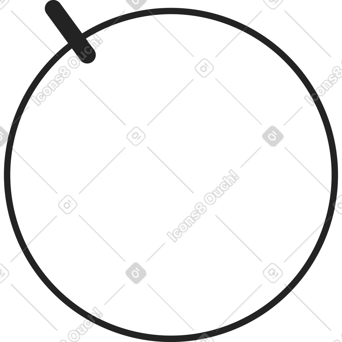 Apple illustration in Sammy Line style download in PNG, SVG