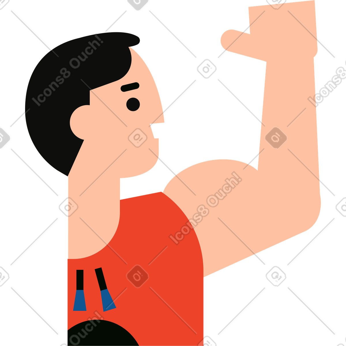 Sportivo illustrazione in stile Polar scarica in PNG, SVG